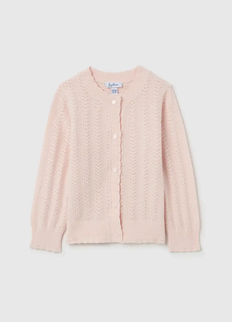 FAGOTTINO Cardigan Bambina Rosa 4152726