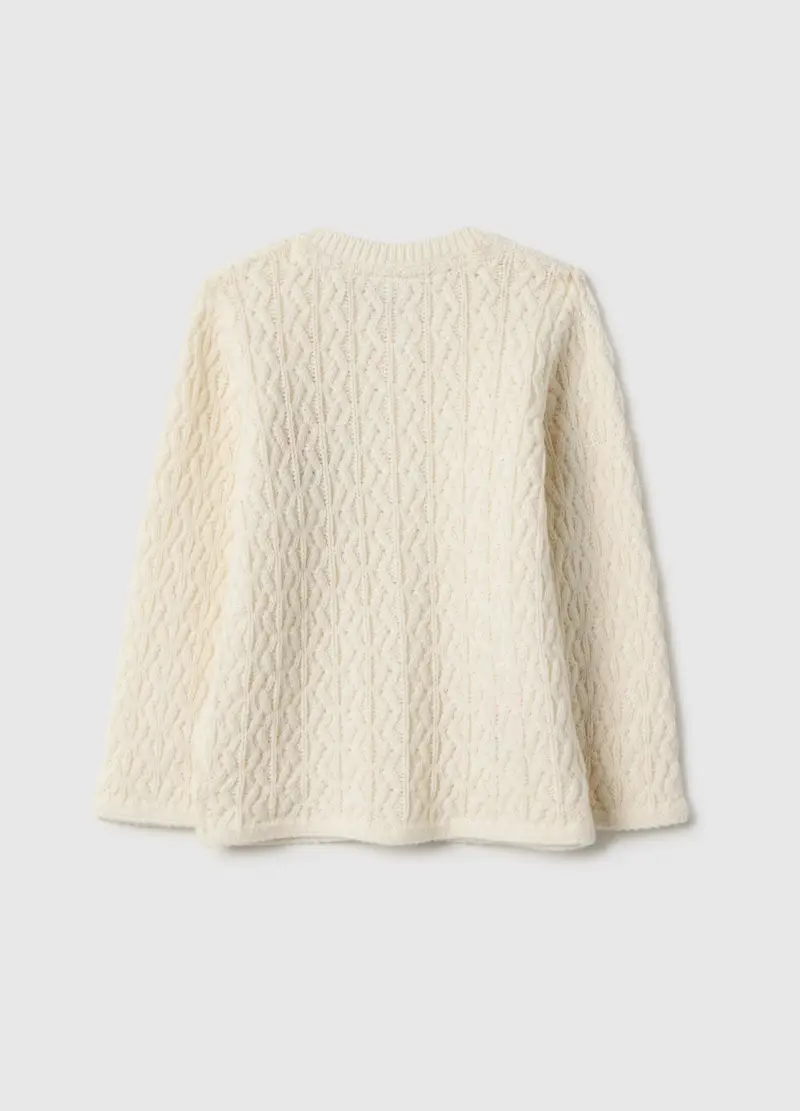 FAGOTTINO Cardigan Bambina Beige 4080261 miniatura 2