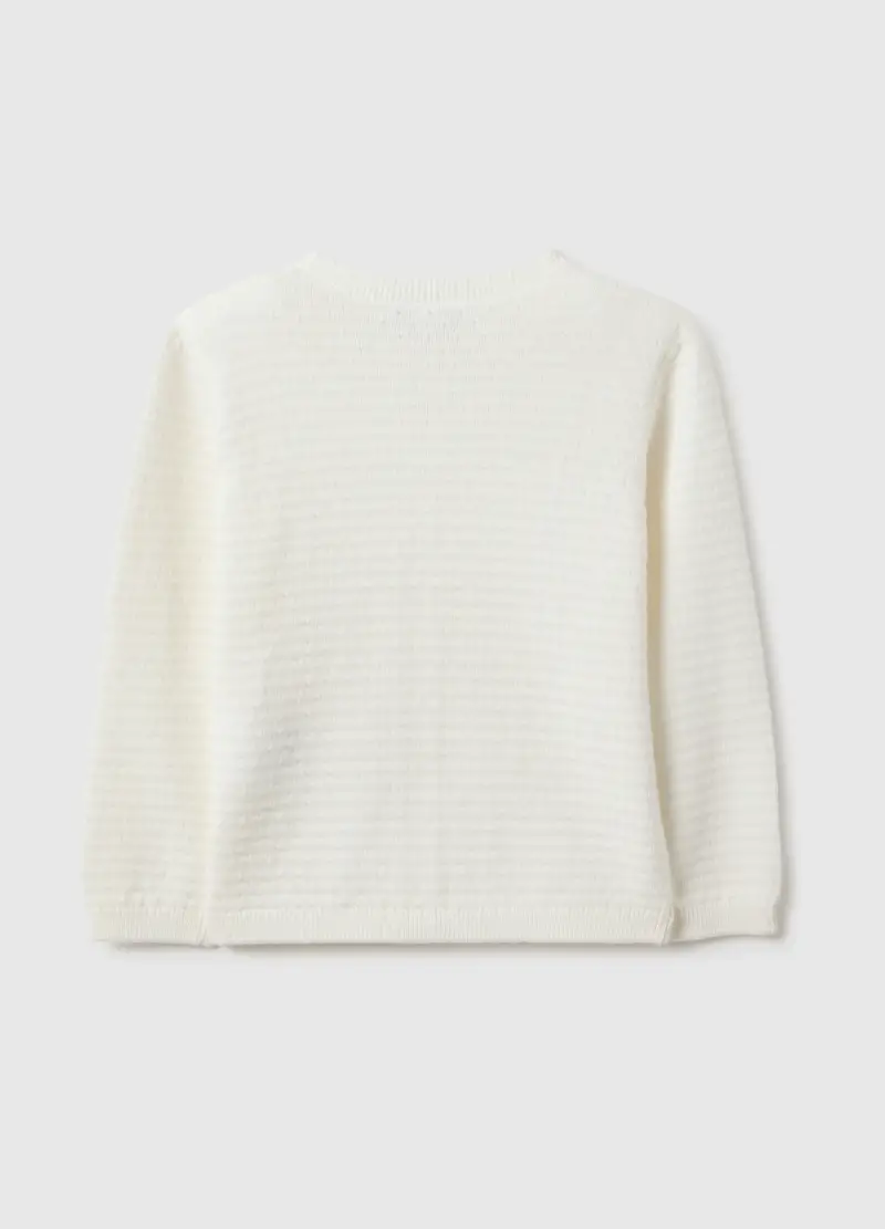 FAGOTTINO Cardigan Bambina Bianco 4154425 miniatura 2