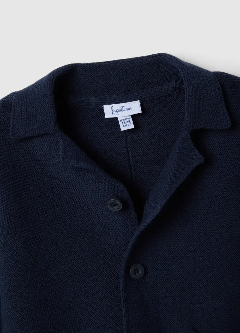 FAGOTTINO Cardigan Bambino Blu 4330241 miniatura 3