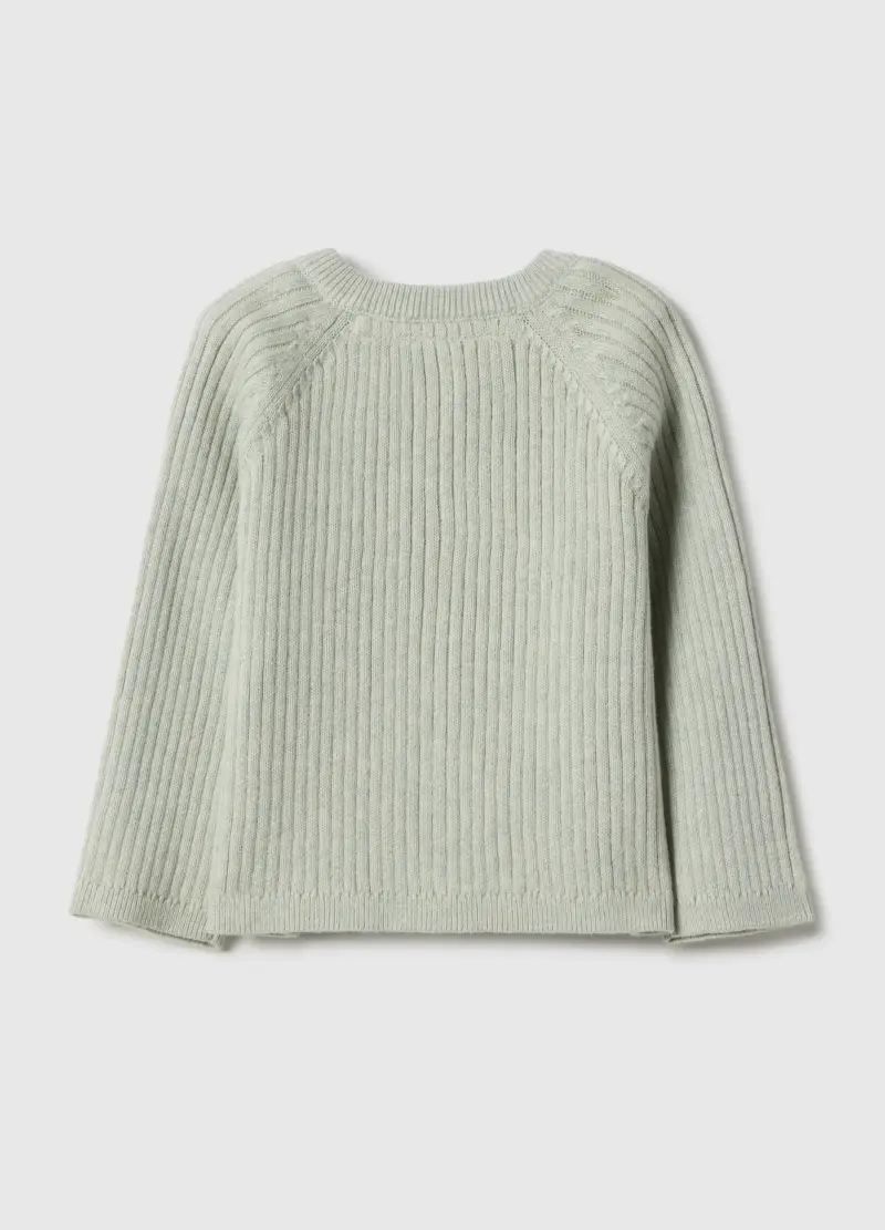 FAGOTTINO Cardigan Neonato Verde 4154189 miniatura 2