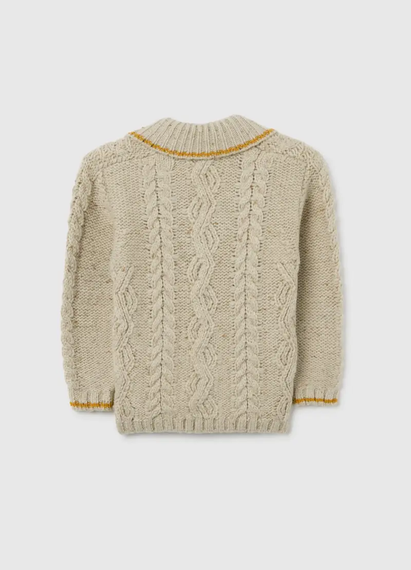 FAGOTTINO Cardigan Bambino Beige 2827829 miniatura 2