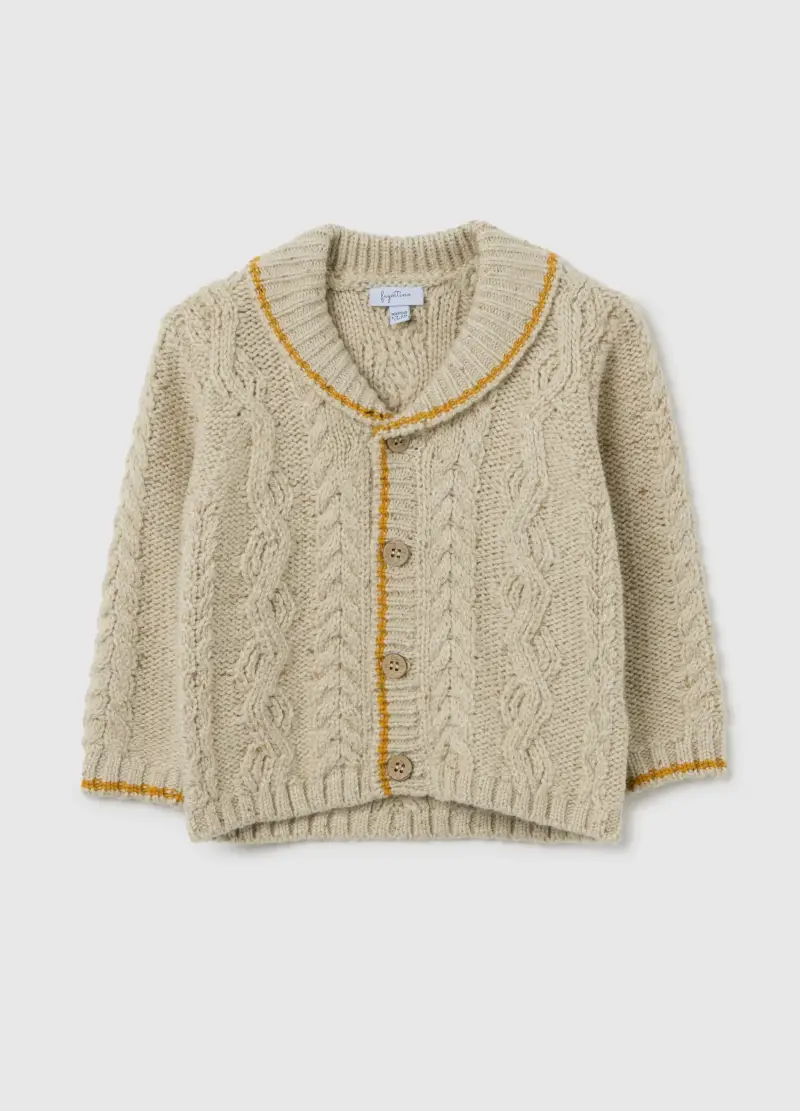 FAGOTTINO Cardigan Bambino Beige 2827829