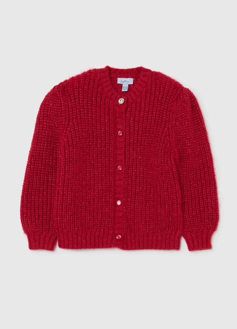 FAGOTTINO Cardigan Bambina Rosso 3531149