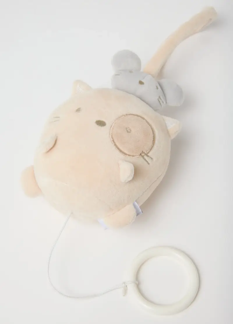 Carillon Beige In Velour, Unisex, Beige miniatura 2