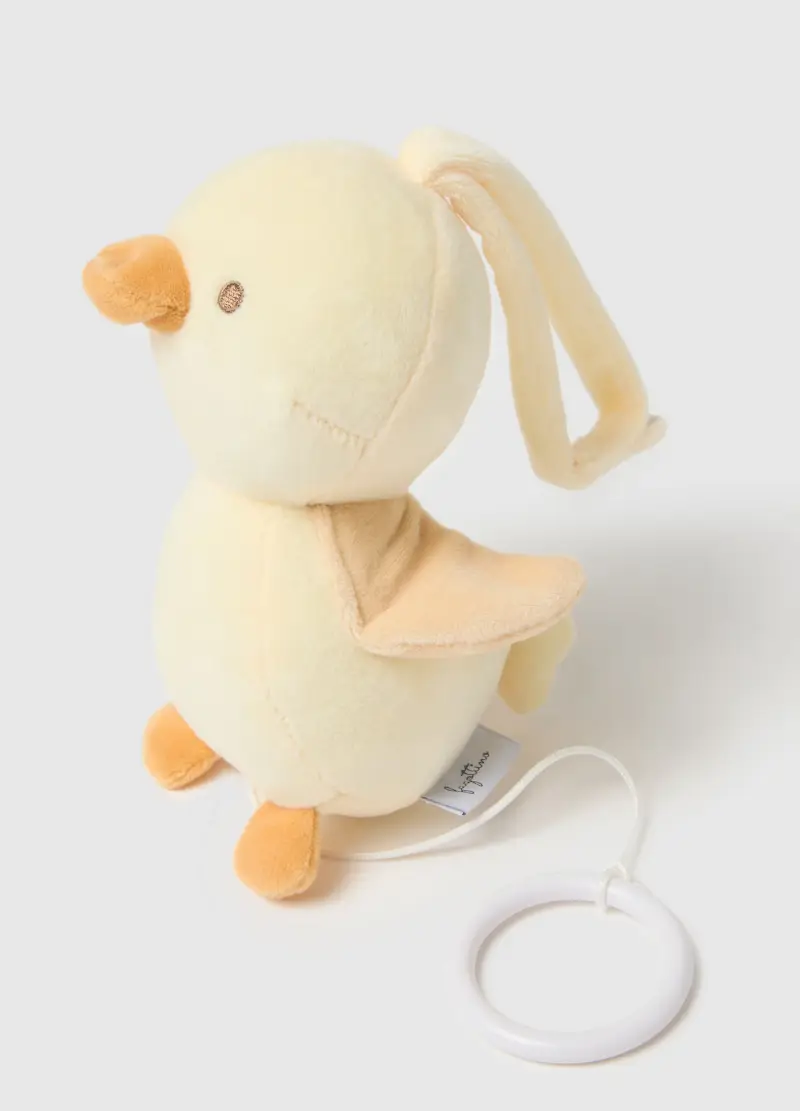 Carillon Beige Per Neonati In Velour, Unisex, Beige miniatura 2