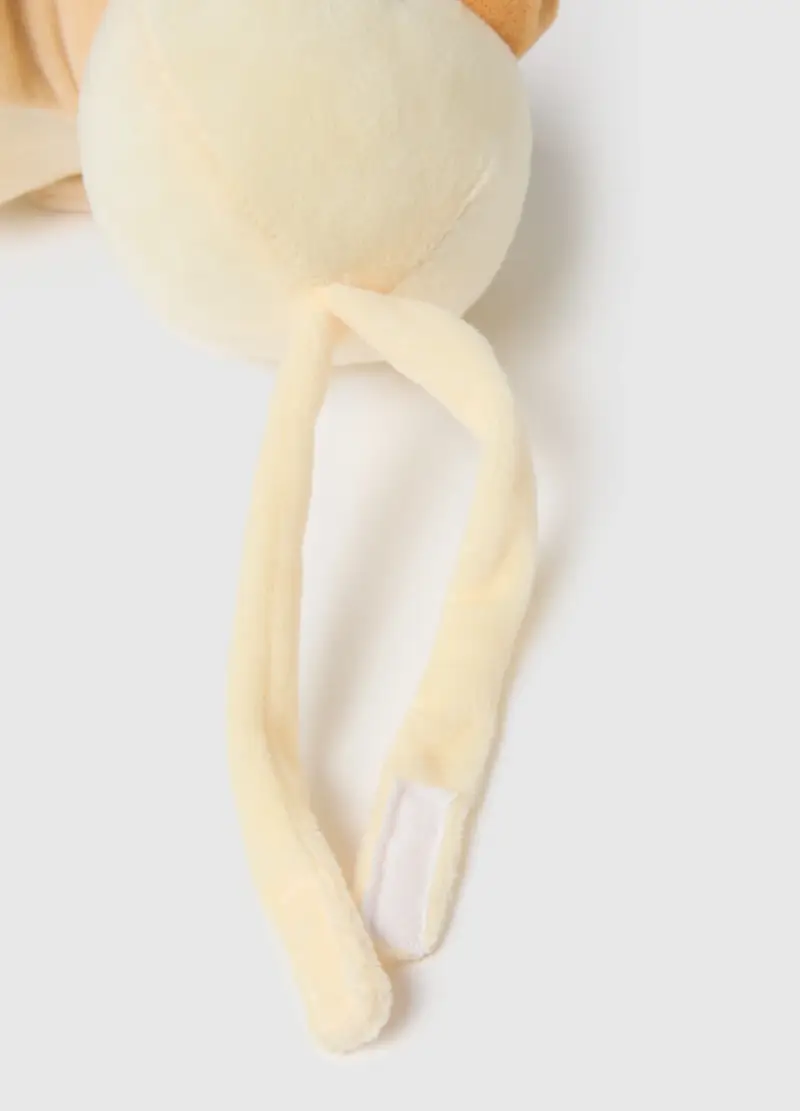 Carillon Beige Per Neonati In Velour, Unisex, Beige miniatura 3