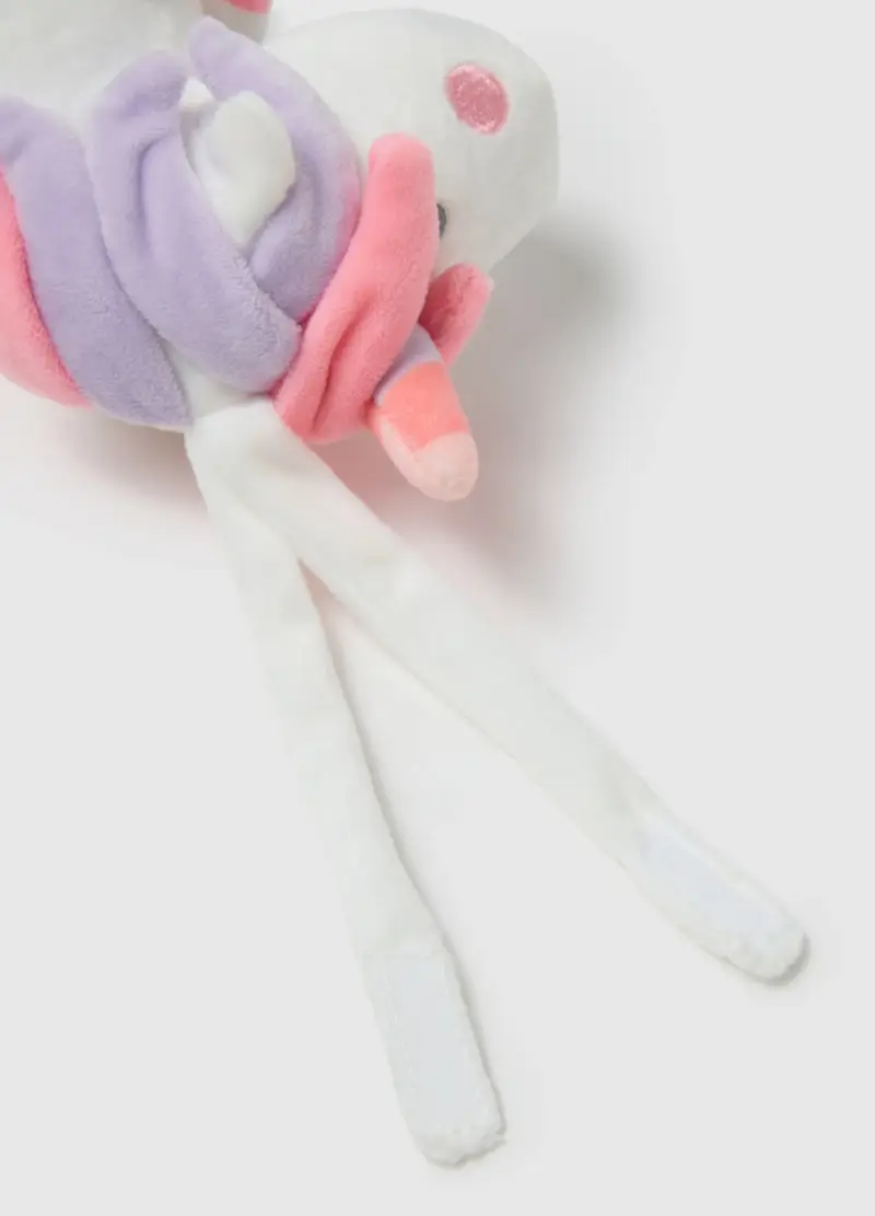 Carillon Multicolor In Velour Per Neonate, Neonata, Multicolor miniatura 3