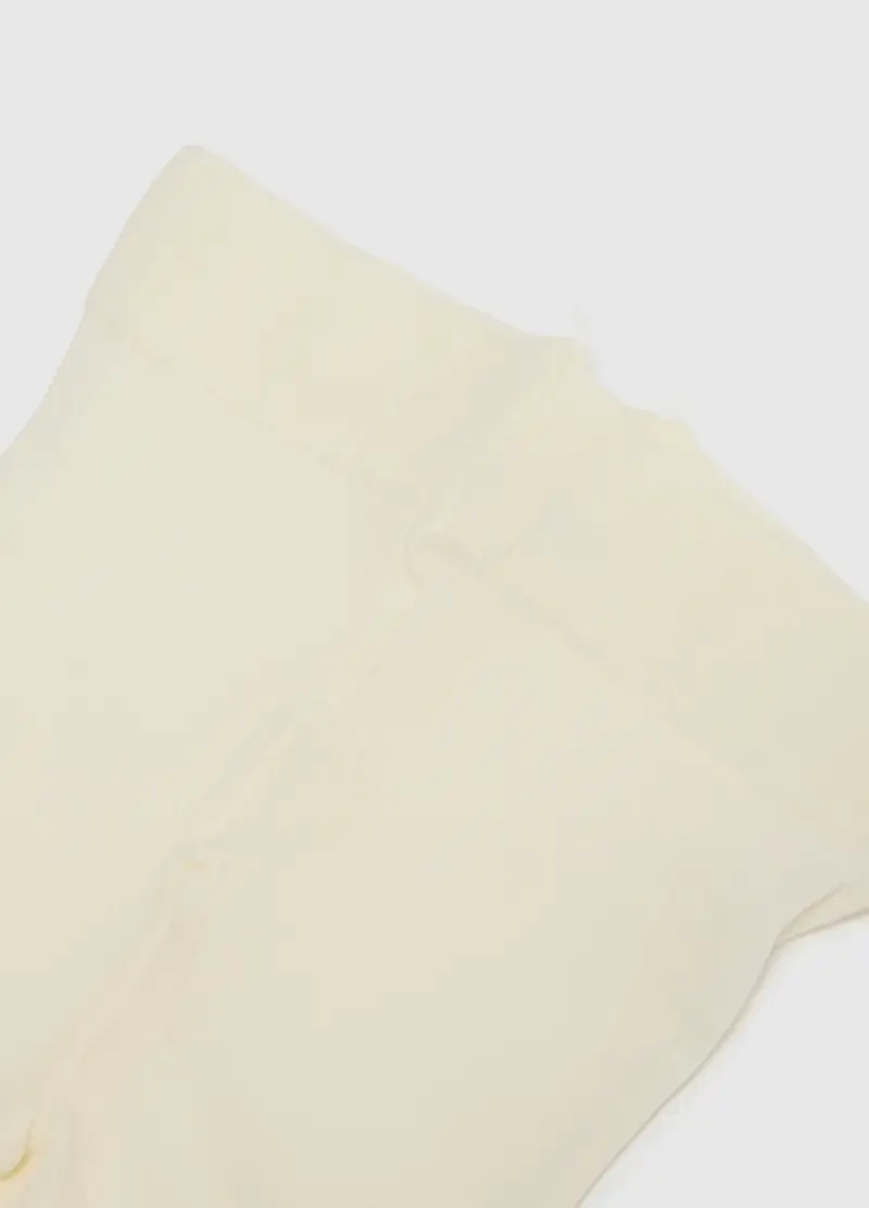 Collant Da Bambina In Tessuto Elasticizzato Beige, Beige miniatura 2