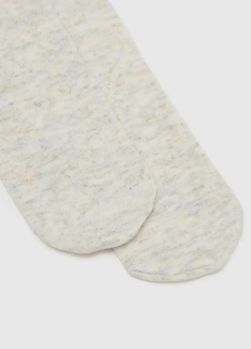 Collant Grigio Per Bambina, Bianco miniatura 3