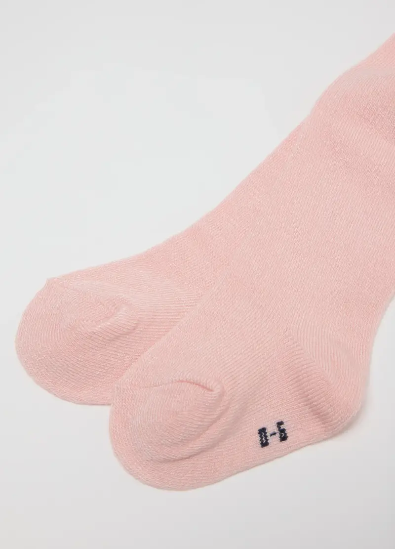 Collant Rosa In Tessuto Elasticizzato, Bambina, Rosa miniatura 2