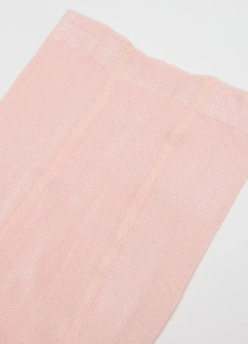 Collant Rosa In Tessuto Elasticizzato, Bambina, Rosa miniatura 3