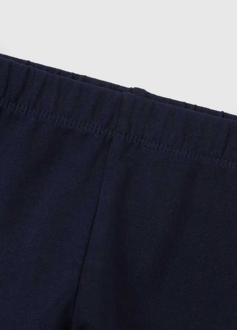 Completino Da Bambina In Puro Cotone Rosa E Blu, Rosa miniatura 3