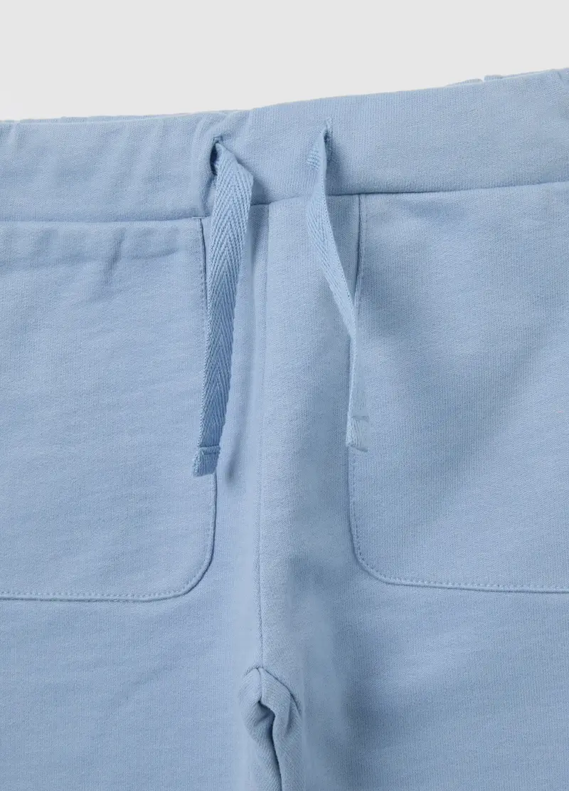 Completo Azzurro Da Neonato In Puro Cotone Con Scritta, Azzurro miniatura 3