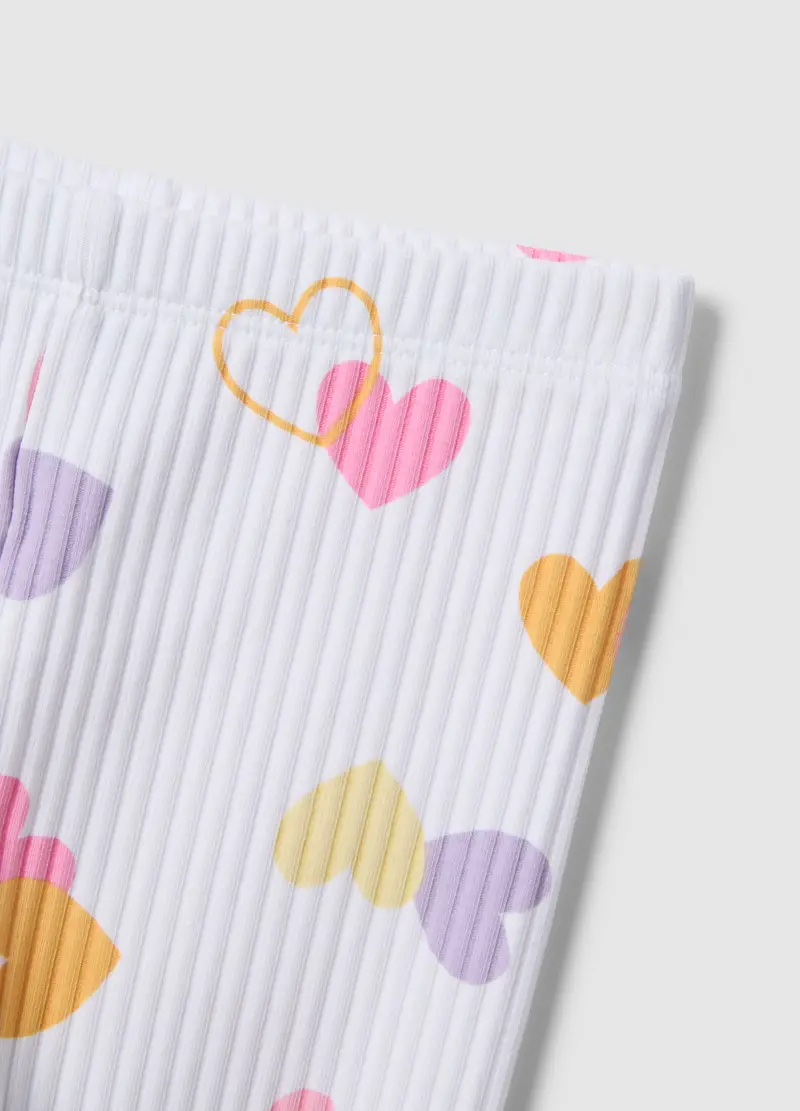 Completo In Cotone Elasticizzato Rosa Per Bimba Con Stampa, Bambina, Rosa miniatura 3