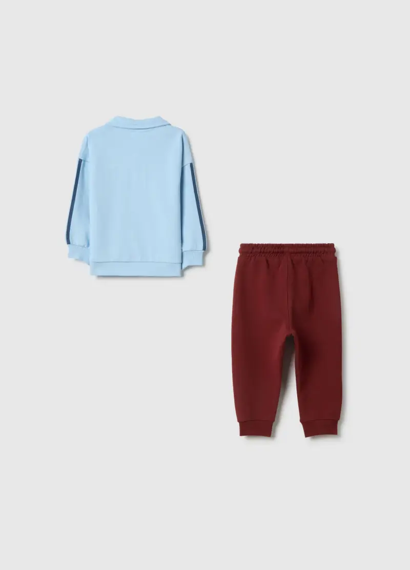 Fagottino Completo In Puro Cotone Azzurro Da Bambino Con Mickey Mouse miniatura 2