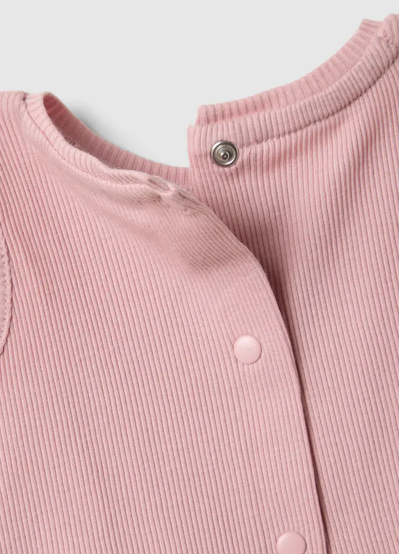 Completo In Puro Cotone Rosa Per Bimbe, Neonata, Rosa miniatura 3