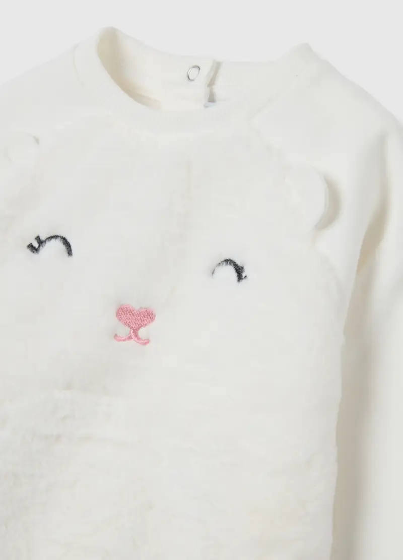 Completo Jogging Da Bimba In Cotone Multicolor, Bambina, Multicolor miniatura 3