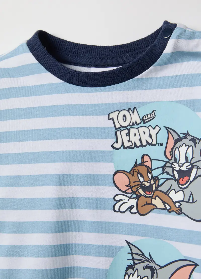 Completo Jogging In Puro Cotone Multicolor Per Bimbi Di Tom E Jerry, Bambino, Multicolor miniatura 3