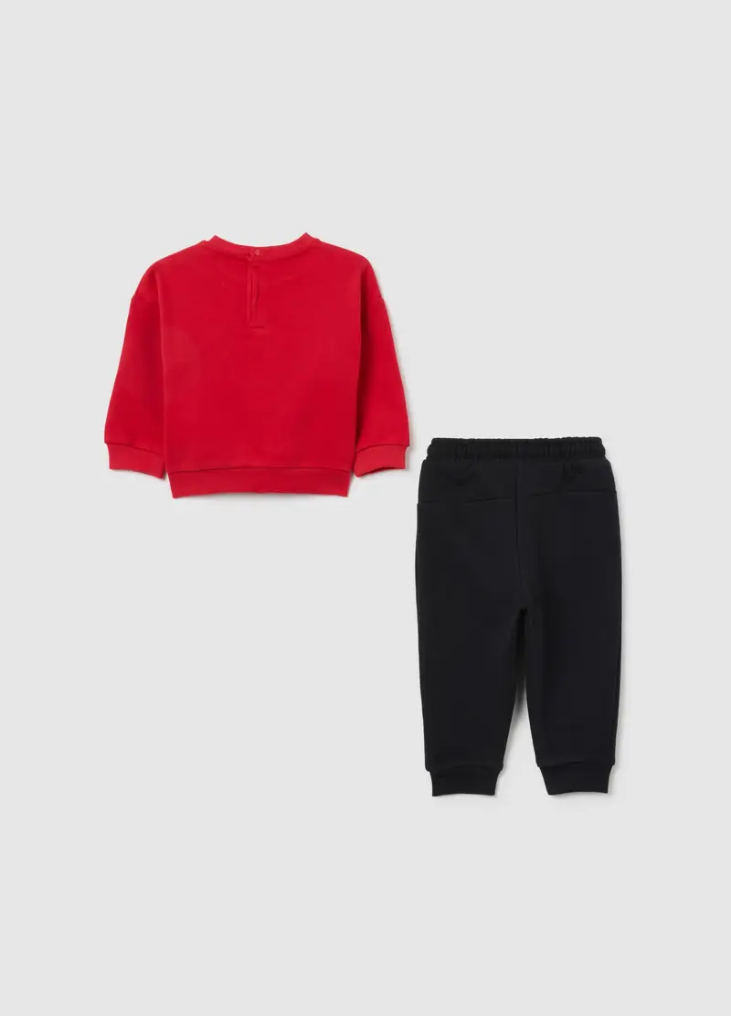 Completo Multicolor Felpa E Pantalone Chicago Bulls Da Bimbo In Misto Cotone, Bambino, Multicolor miniatura 2