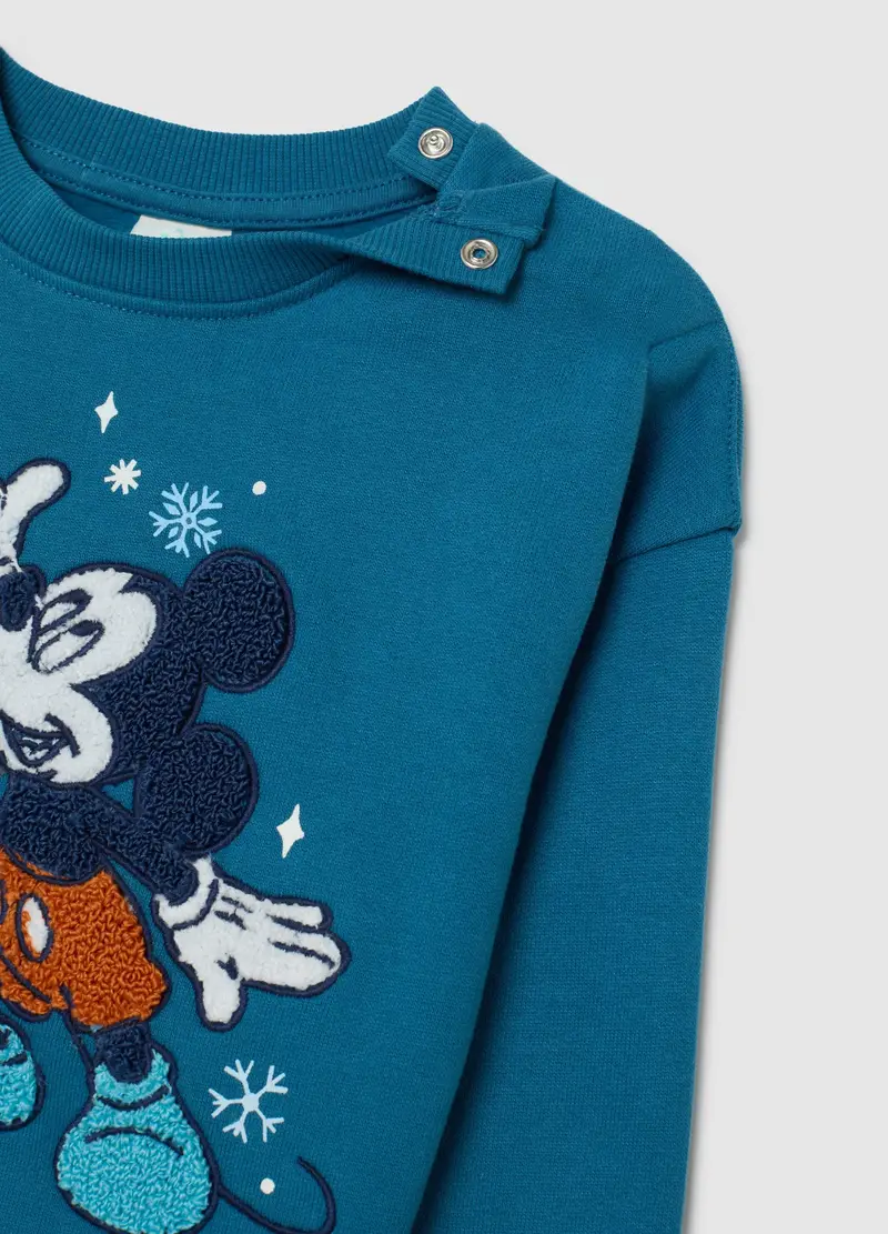 Completo Tuta Da Bimbo In Puro Cotone Blu Regular Fit, Bambino, Blu miniatura 3