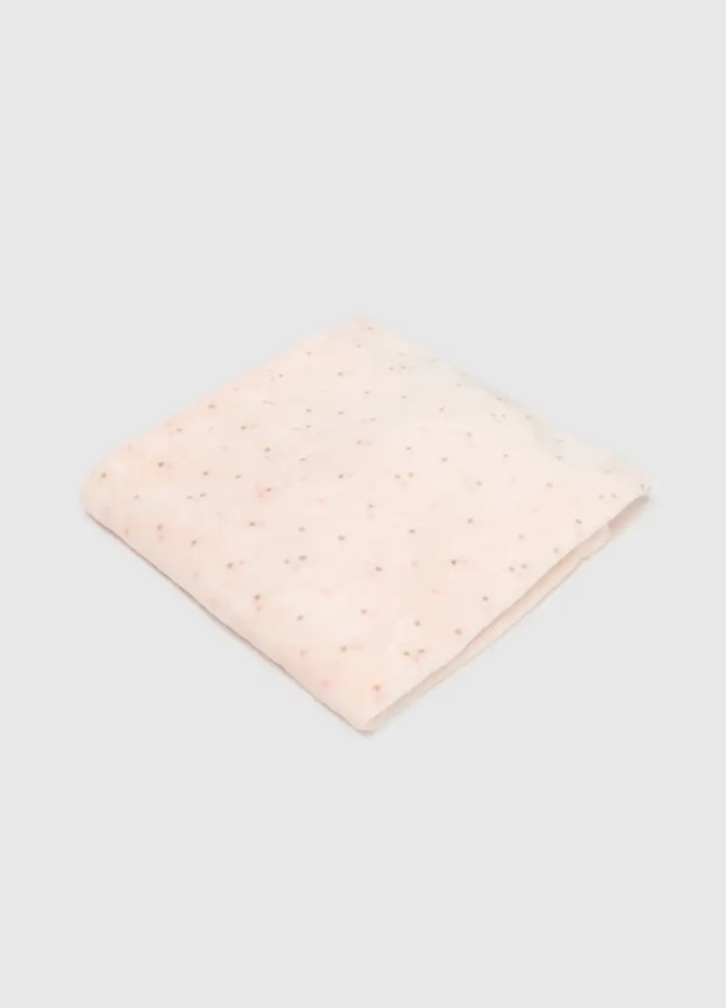 Coperta Rosa Per Culla In Ecopelle, Neonata, Beige