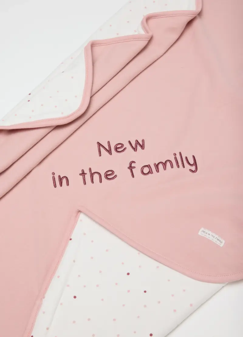 Copertina Morbida Rosa Da Neonata In Cotone Elasticizzato, Rosa miniatura 2