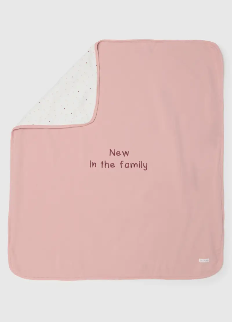 Copertina Morbida Rosa Da Neonata In Cotone Elasticizzato, Rosa miniatura 3