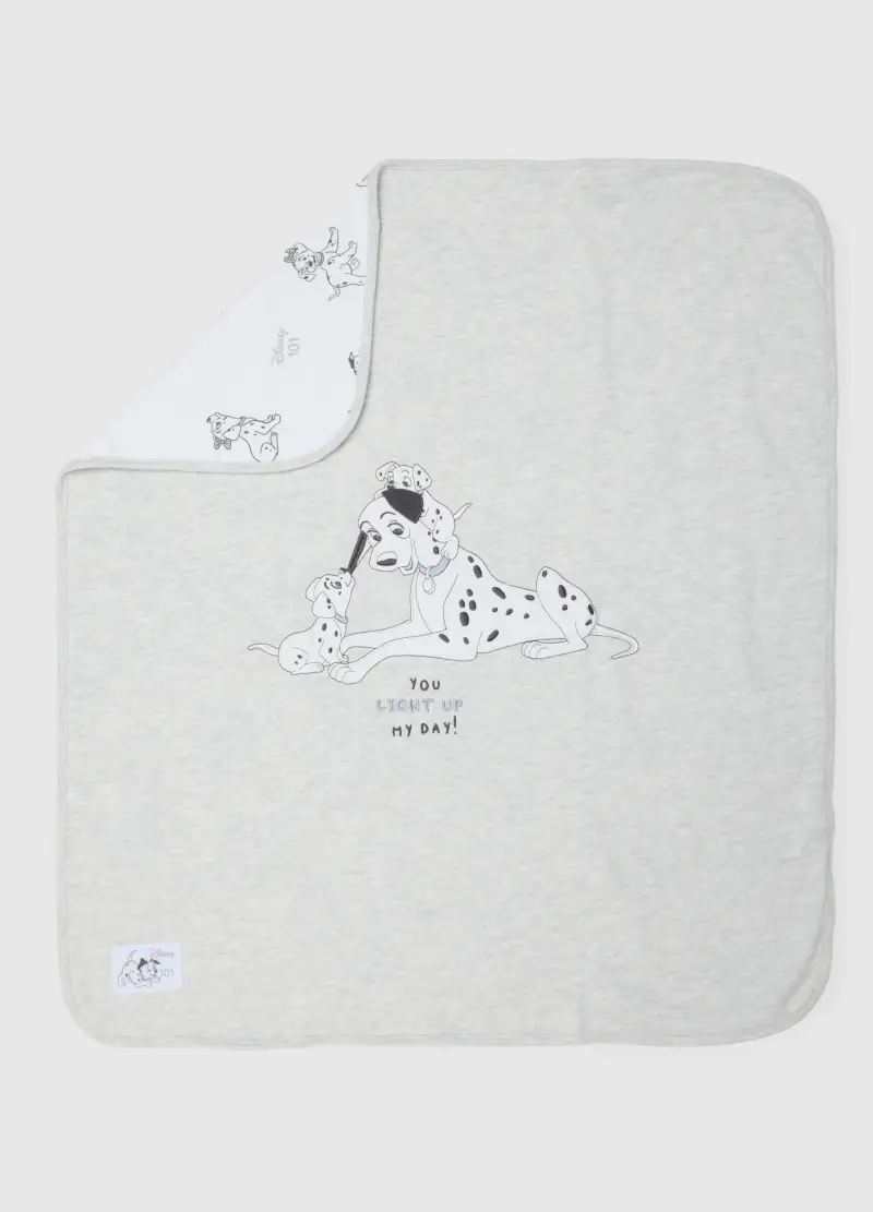 Copertina Multicolor Da Neonato In Puro Cotone Con Stampe, Unisex, Multicolor