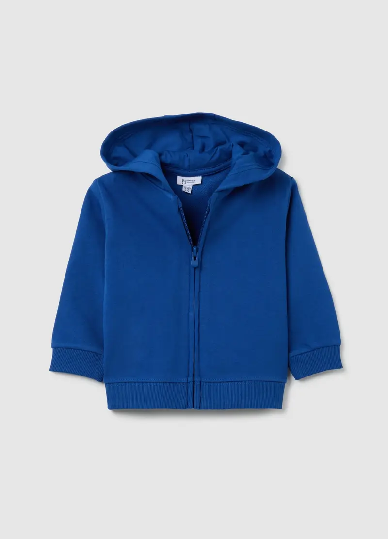 FAGOTTINO, Felpa Da Bambino In Puro Cotone Blu Regular Fit, Blu, Taglia: 9-12