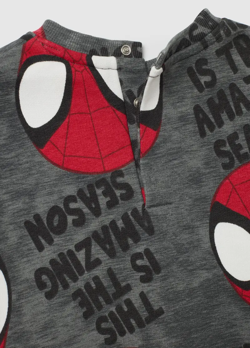 Felpa Da Bambino Multicolor In Puro Cotone Di Spider-man, Multicolor miniatura 3