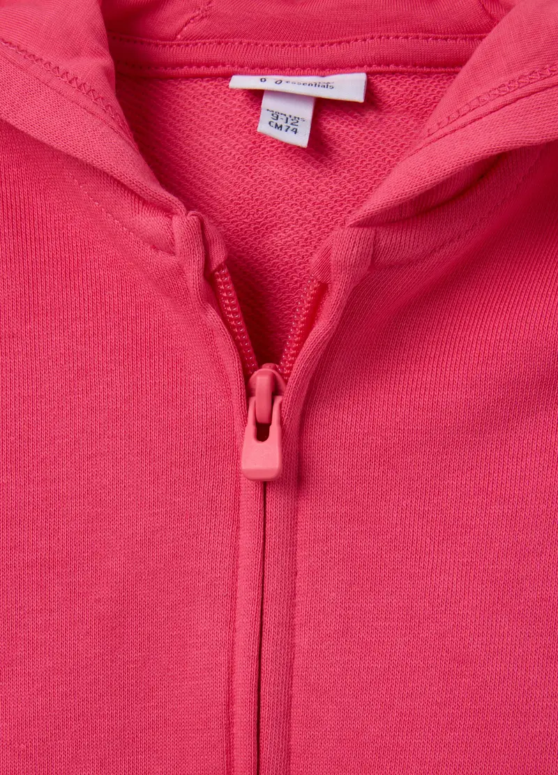 FAGOTTINO, Felpa Da Neonata In Puro Cotone Rosa Regular Fit, Bambina, Rosa, Taglia: 9-12 miniatura 2