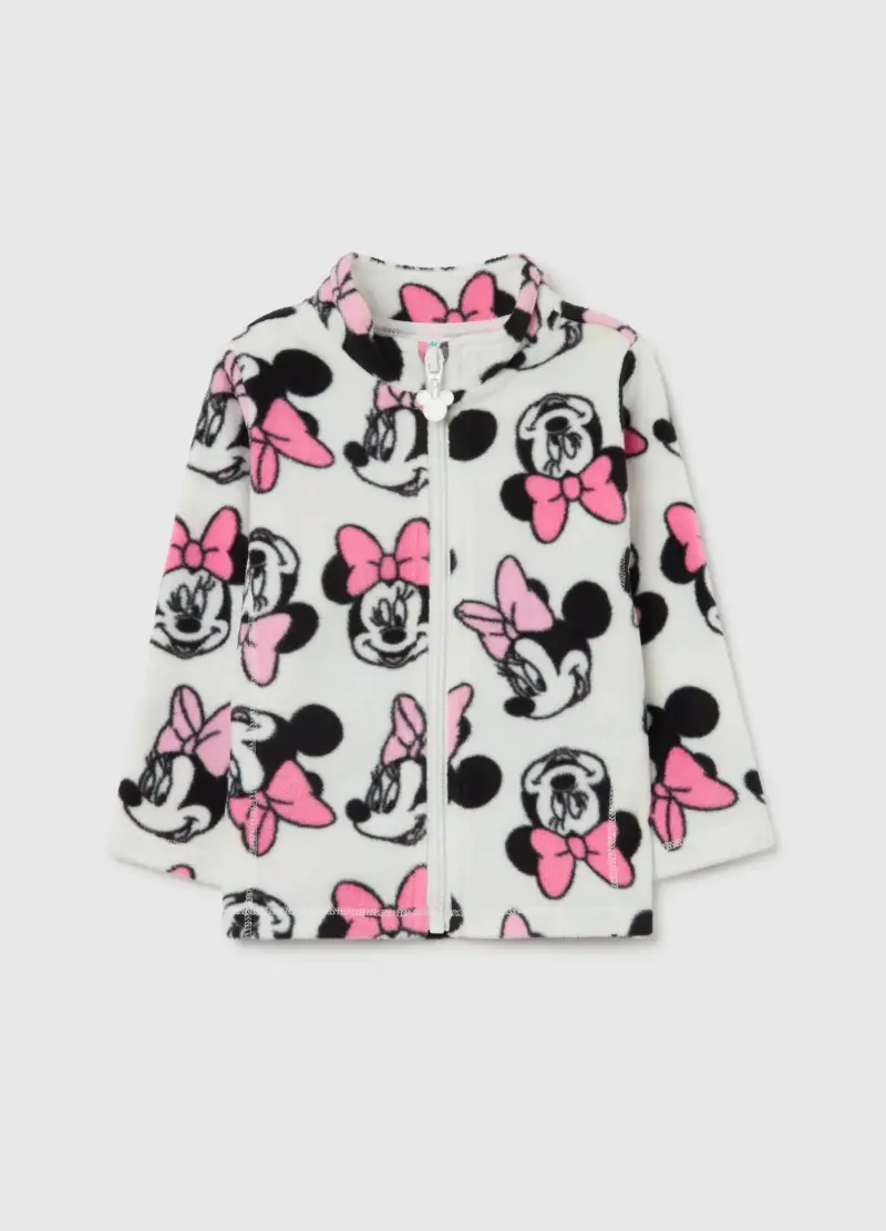 Felpa In Pile Multicolor Da Bimba Regular Fit Con Stampe Disney, Bambina, Multicolor