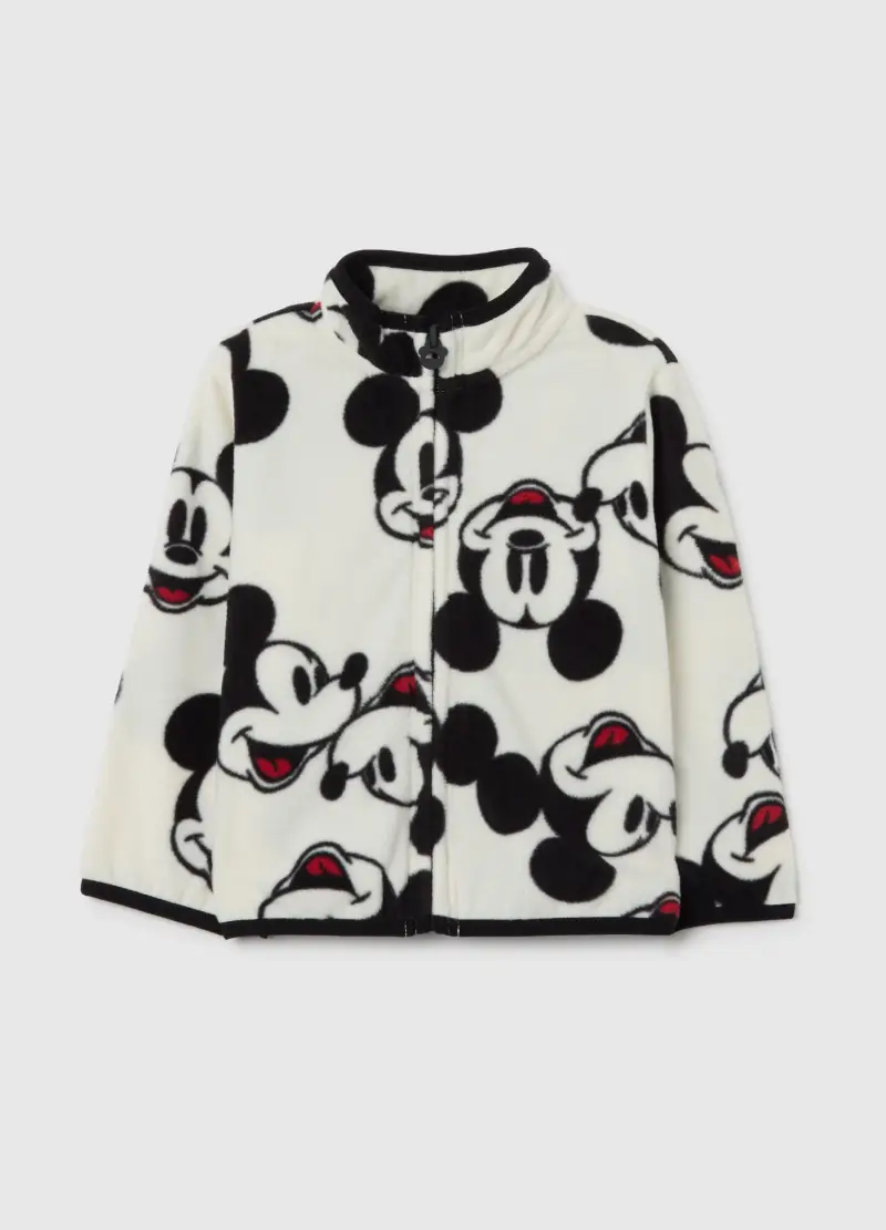 Felpa In Pile Multicolor Da Bimbo Regular Fit Con Stampe Disney, Bambino, Multicolor