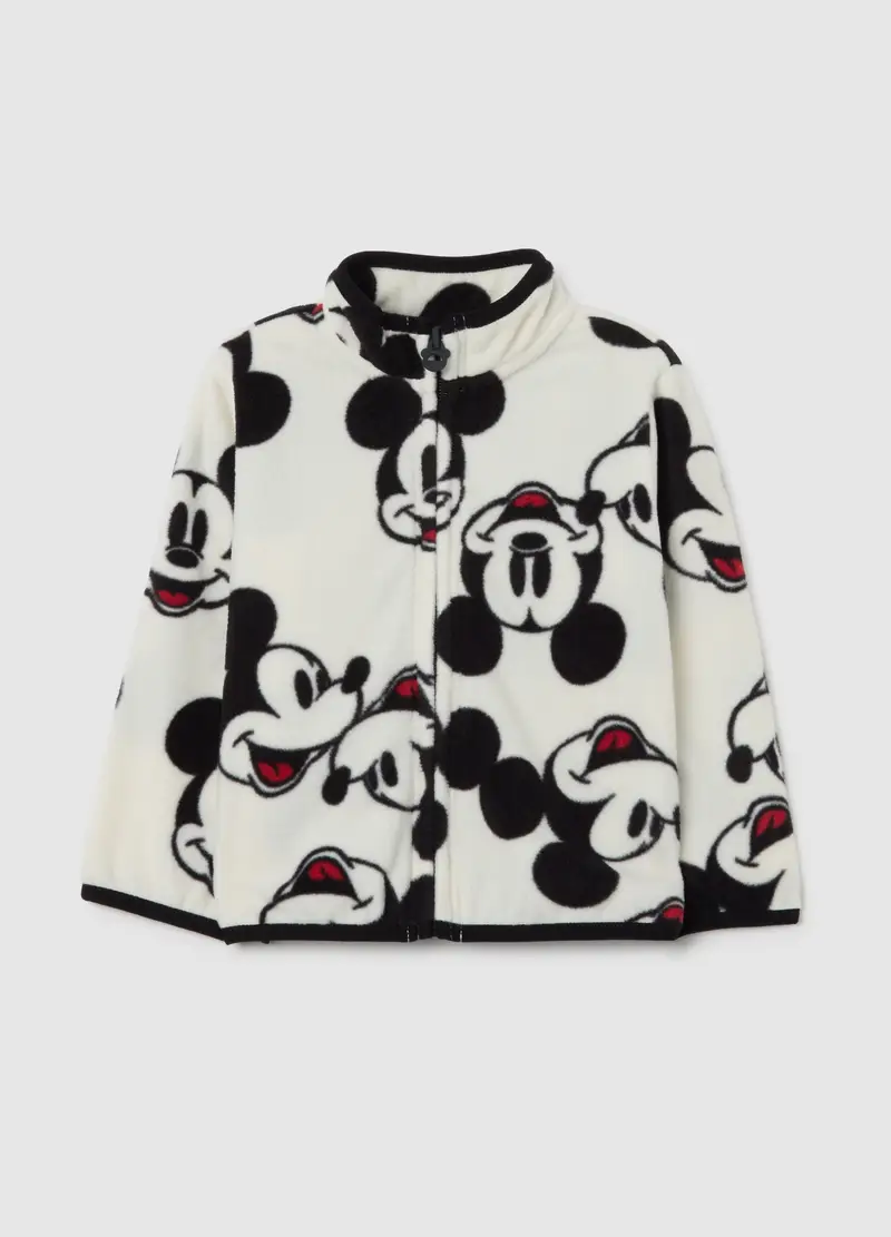 Felpa In Pile Multicolor Da Bimbo Regular Fit Con Stampe Disney, Bambino, Multicolor