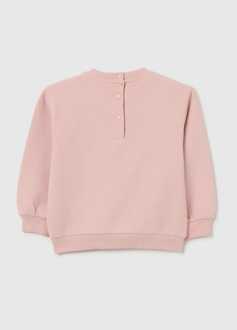 Felpa Rosa In Cotone Elasticizzato Con Snoopy, Bambina, Rosa miniatura 2