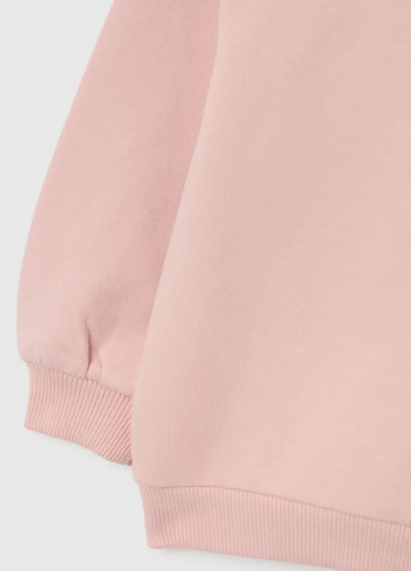 Felpa Rosa In Cotone Elasticizzato Con Snoopy, Bambina, Rosa miniatura 3