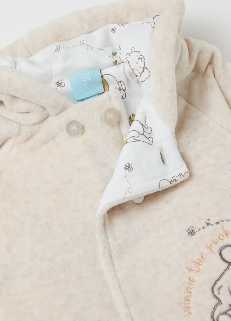 Giacca Con Cappuccio Winnie The Pooh, Unisex, Beige miniatura 3