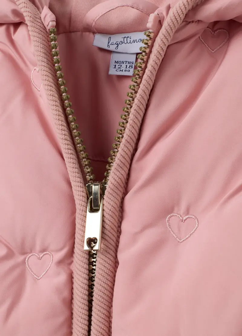 FAGOTTINO, Giacca Da Bambina In Rosa Regular Fit Con Cappuccio, Rosa, Taglia: 12-18 miniatura 2