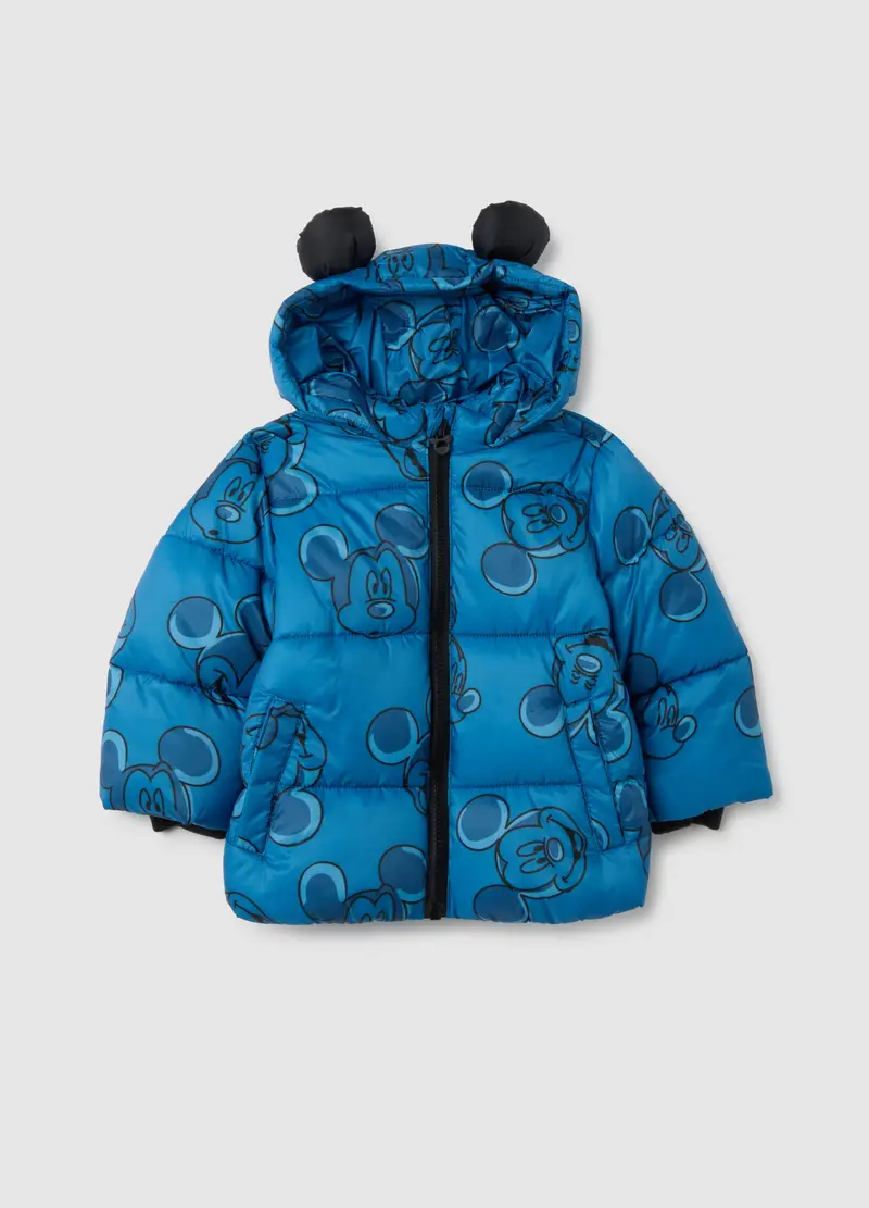 Giacca Da Bambino In Misto Blu Regular Fit Con Cappuccio, Blu