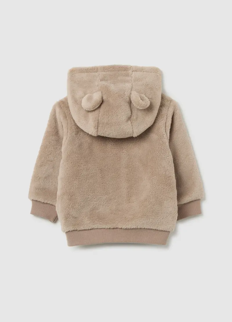 Giacca Da Neonato Beige Regular Fit Stampa Disney, Unisex, Beige miniatura 2