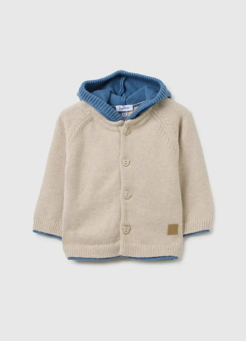 Giacca Da Neonato In Puro Cotone Multicolor Regular Fit, Multicolor