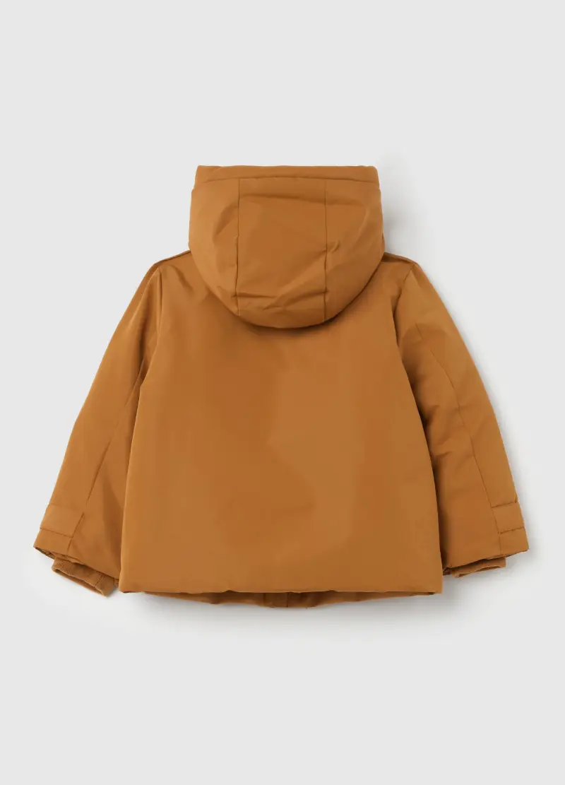 Giacca Imbottita Con Cappuccio, Bambino, Giallo miniatura 2