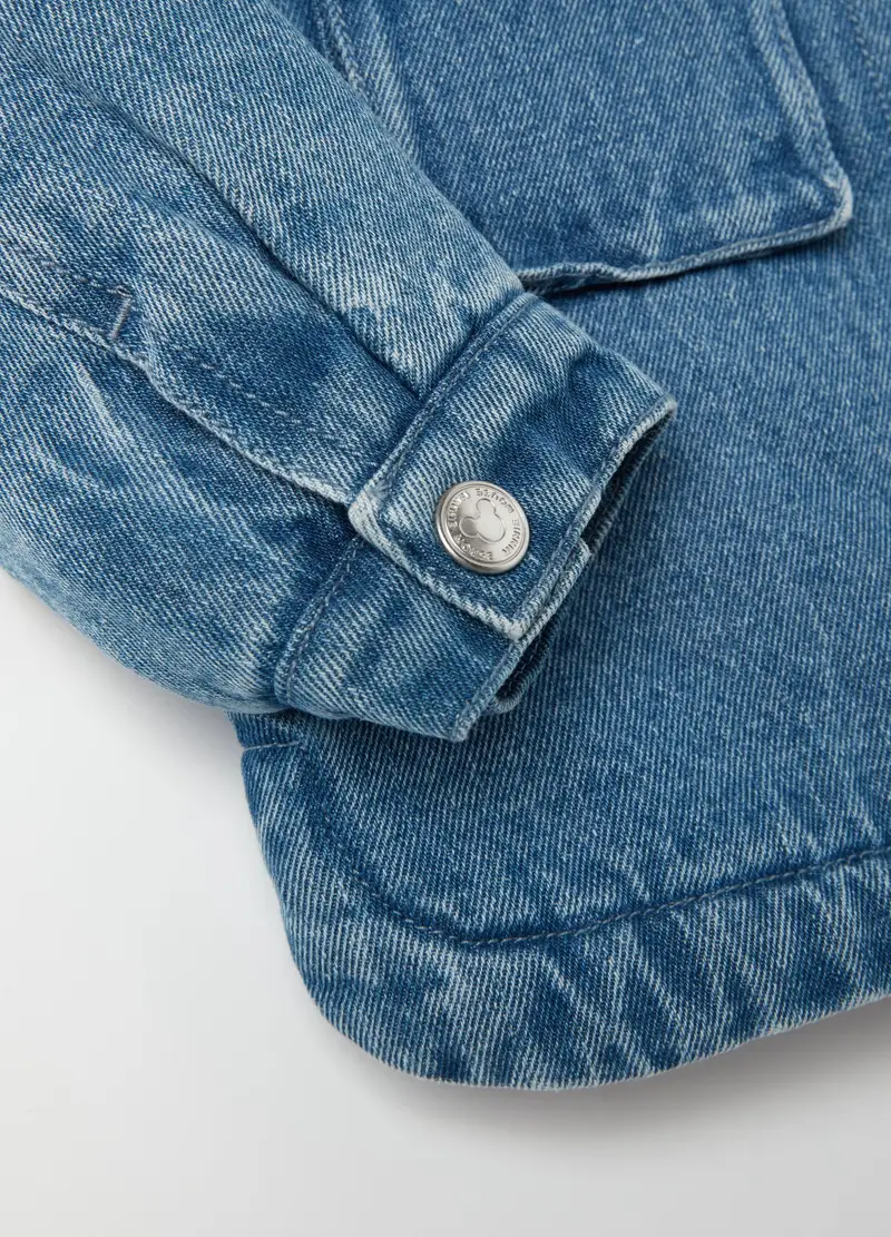 Giacca In Denim Con Eco Pelliccia Minnie, Bambina, Denim miniatura 3