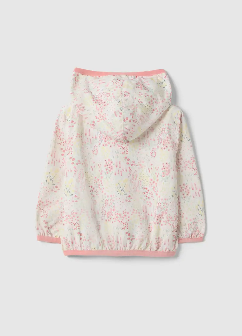 Giacca In Tessuto Multicolor Regular Fit Con Cappuccio Per Bimba, Neonata, Multicolor miniatura 2