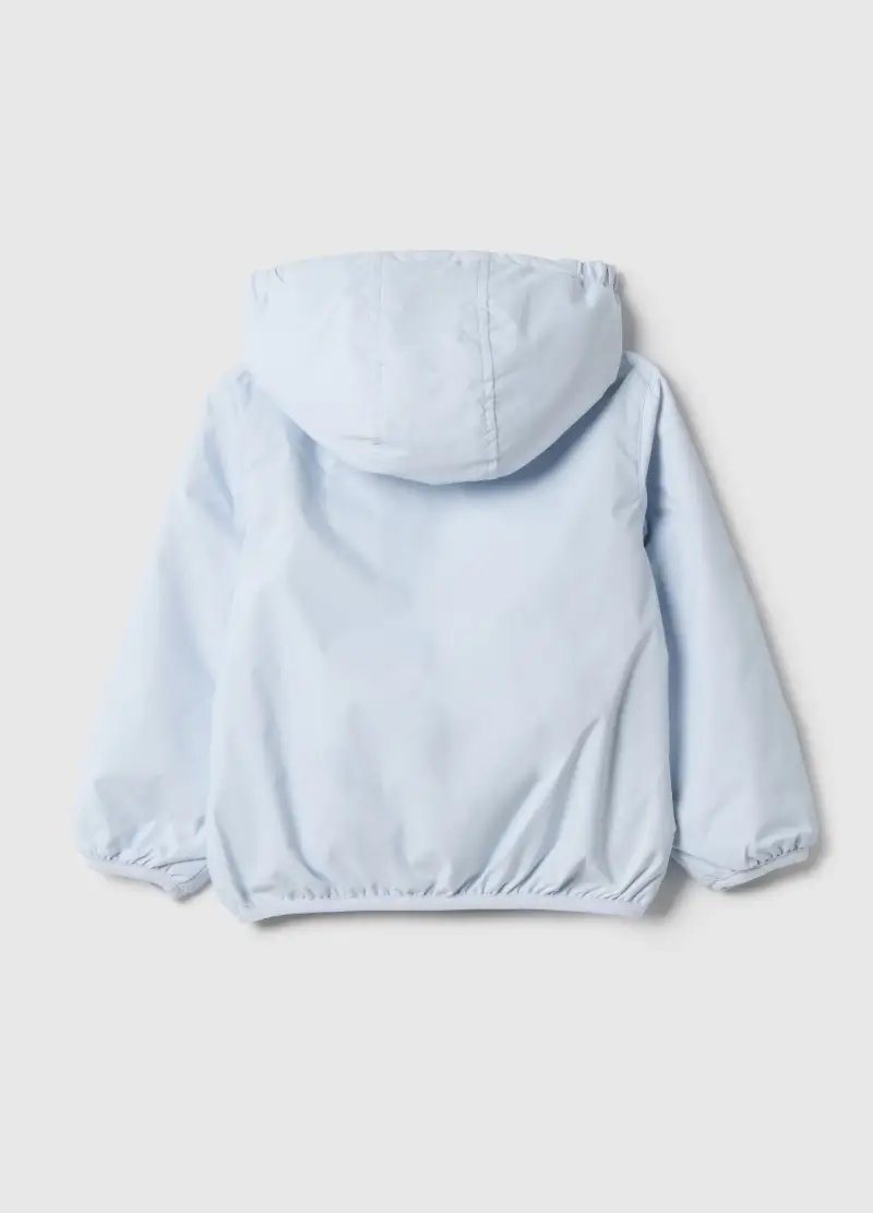Fagottino Giacca Leggera Azzurra Bambino con Cappuccio miniatura 2