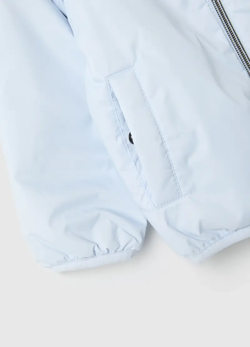 Fagottino Giacca Leggera Azzurra Bambino con Cappuccio miniatura 3