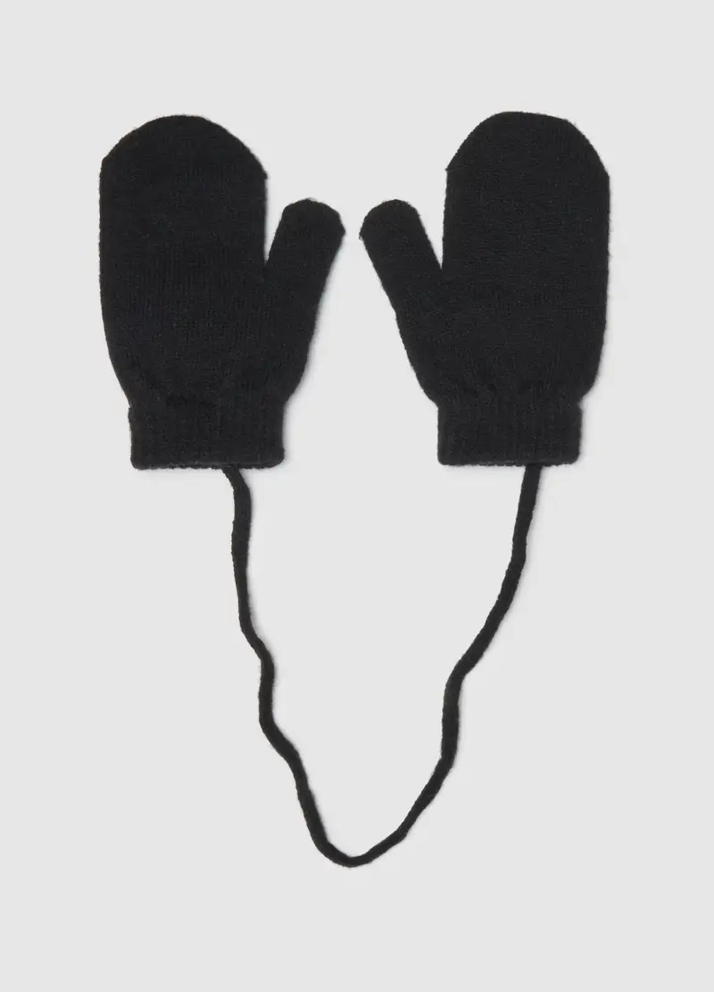 FAGOTTINO Guanti Bambina Nero 3005159 miniatura 2
