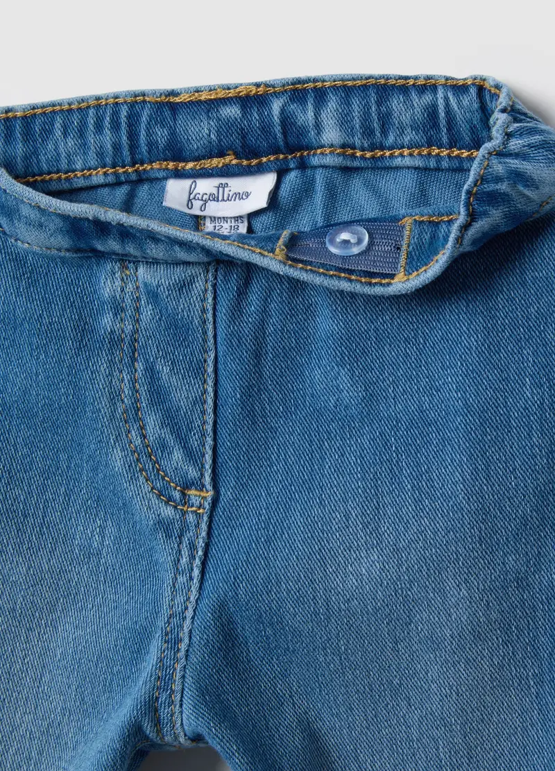 FAGOTTINO Jeggings Bambina Blu 3984152 miniatura 3