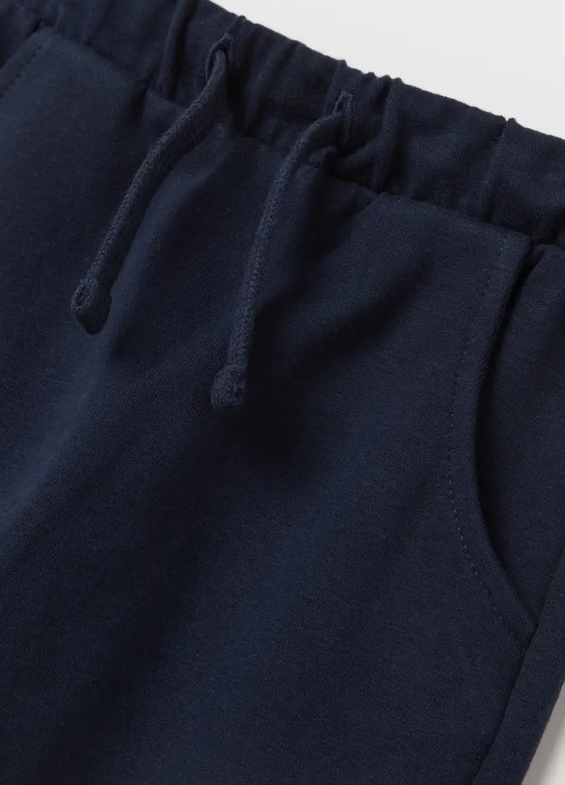 Joggers Con Coulisse E Stampa, Bambina, Blu miniatura 3